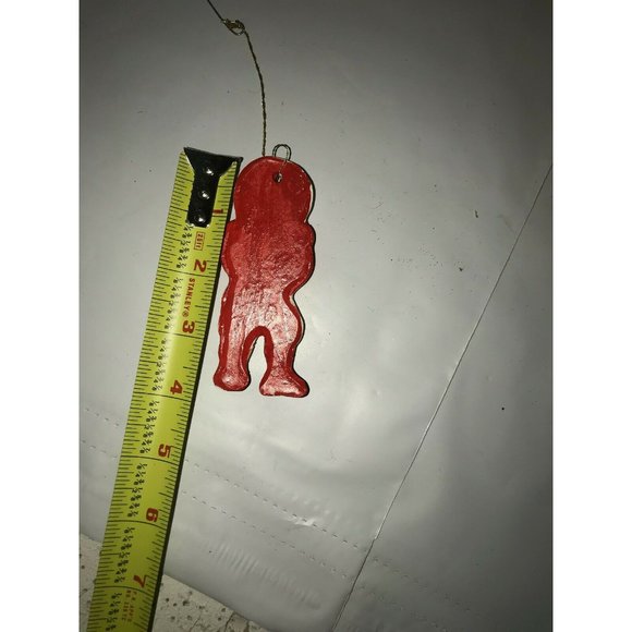 Baked and Treated Homemade CHRISTMAS Tree Ornament Football Player - Picture 4 of 5